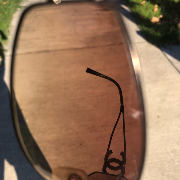 Authentic Chanel 4072-B Crystal CC Sunglasses Gradient Brown Vintage with Case. - Picture 6 of 14